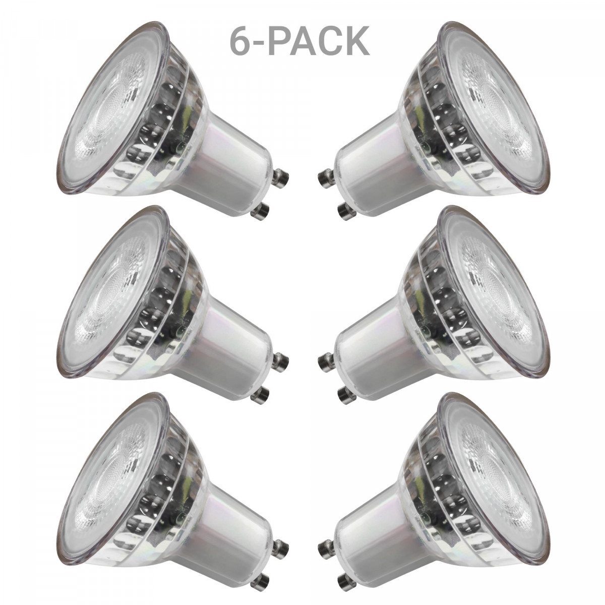 6-pack GU10 LED Dimmbar | Nostalux.de